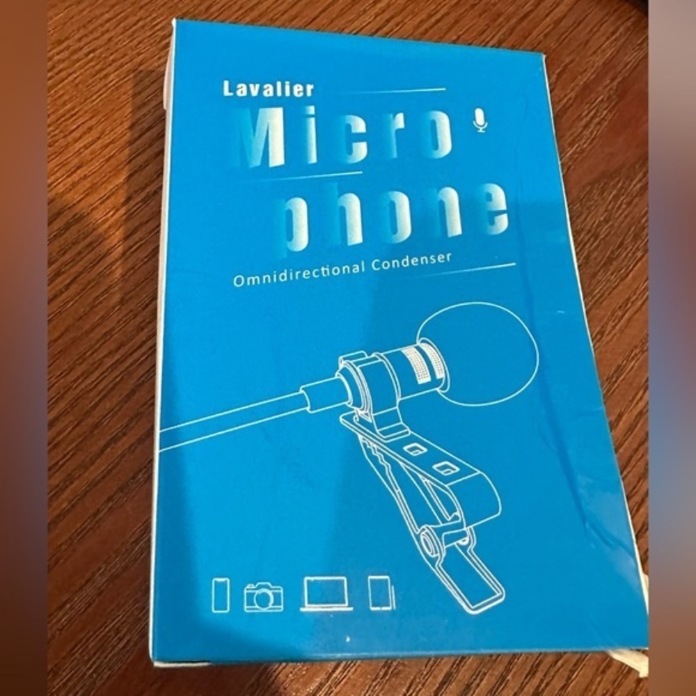 Clip-On Microphone - small mic. New in box
